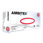 Ambitex Nitrile Gloves Powder Free, Black, Small